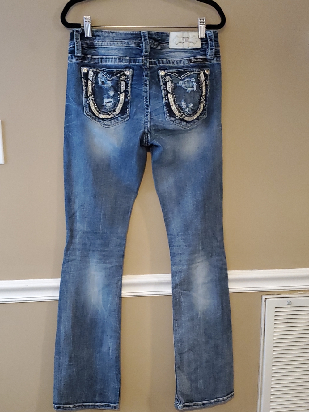 Miss Me Boot Cut Denim Jeans Med Wash Size 29 - Picture 4 of 12